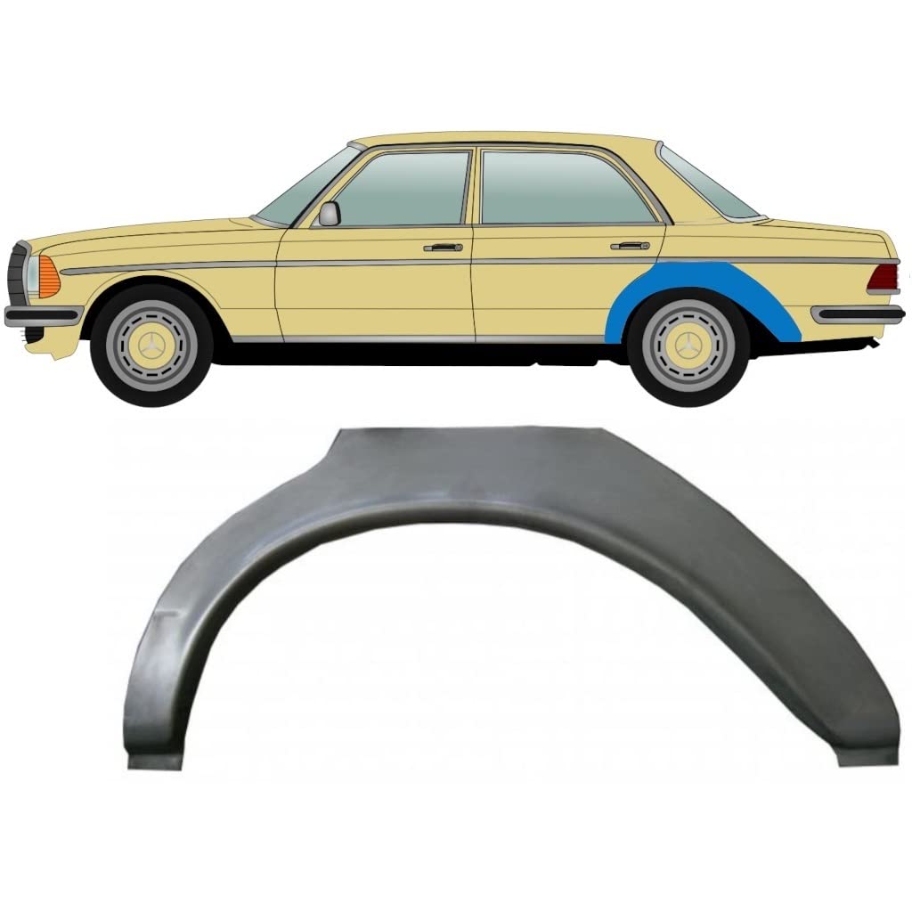 Für Mercedes W123 1975-1985 Radlauf Reparaturblech / Links von Generic