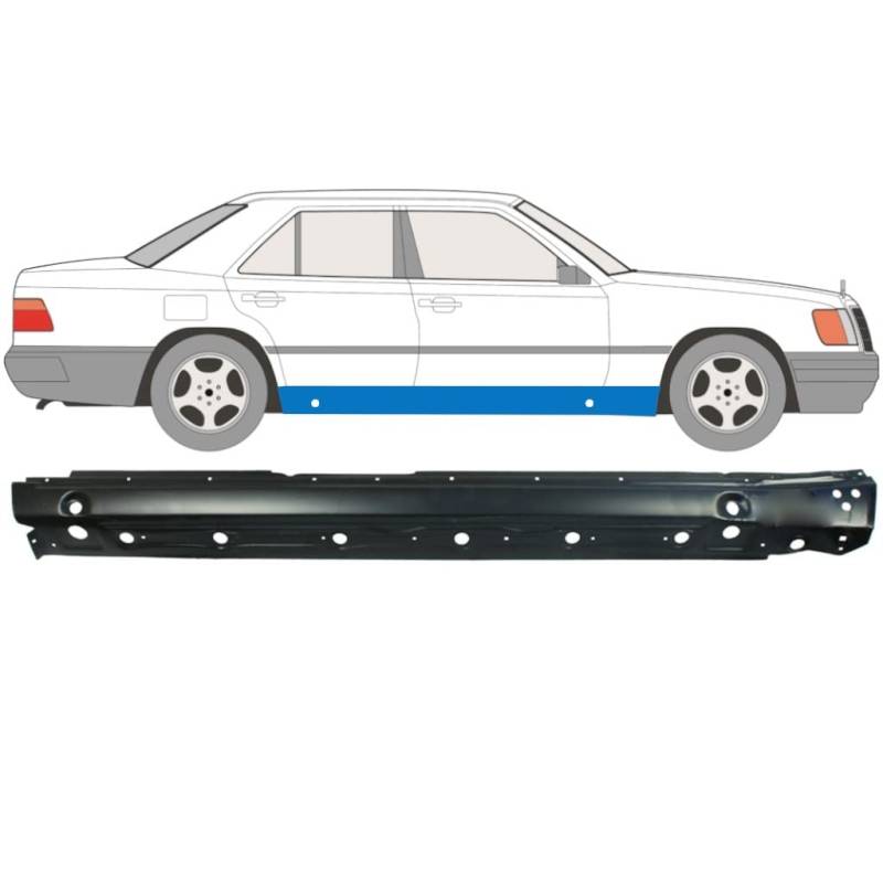 Für Mercedes W124 1984-1996 Schweller Reparaturblech / Rechts von Generic