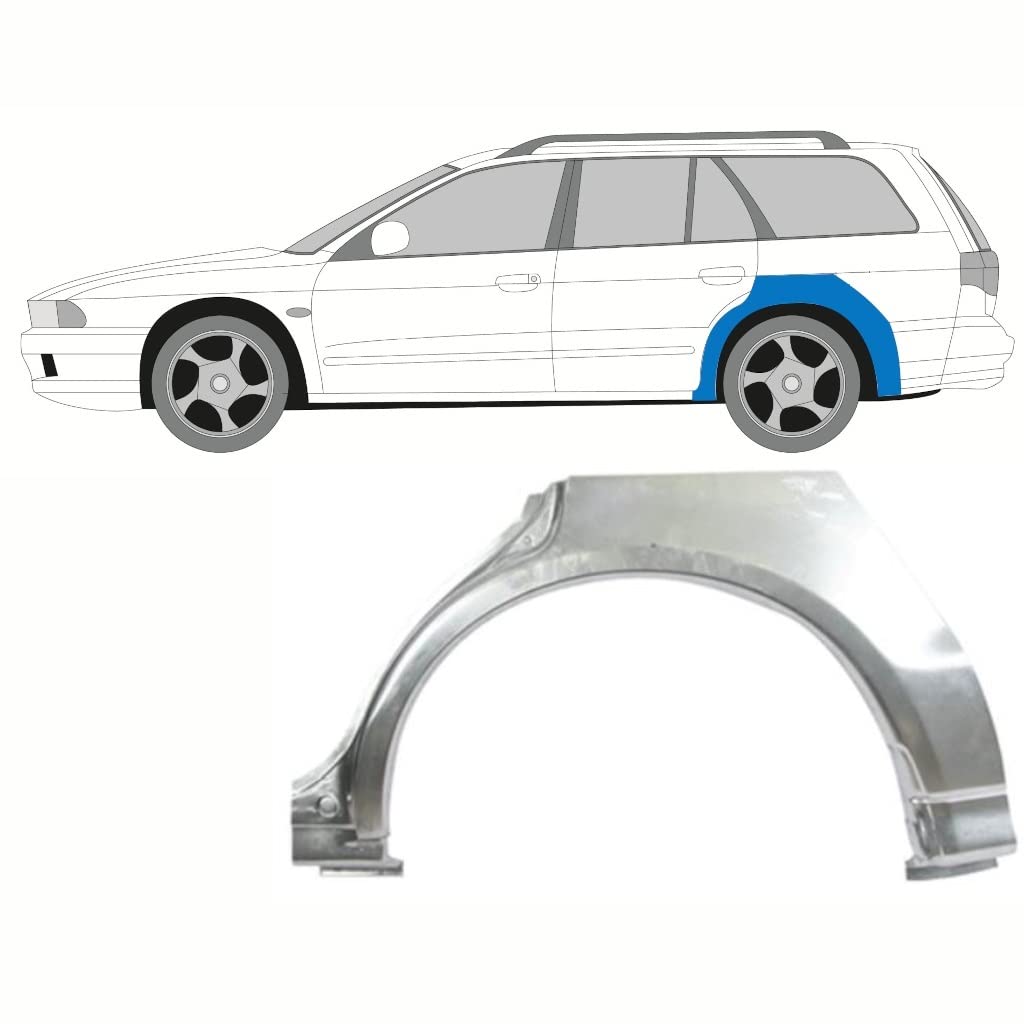 Für Mitsubishi Galant 1996-2003 Kombi Radlauf Reparaturblech/Links von Generic