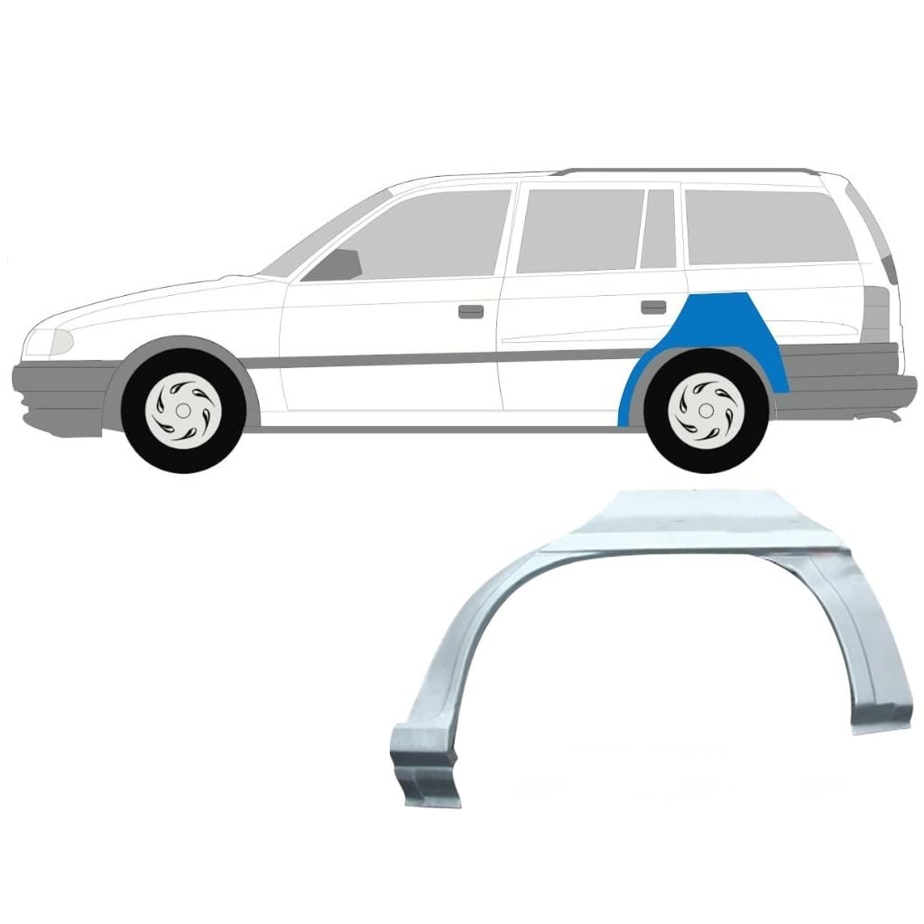 Für Opel Astra 1991-2002 Kombi Radlauf Reparaturblech/Links von Generic