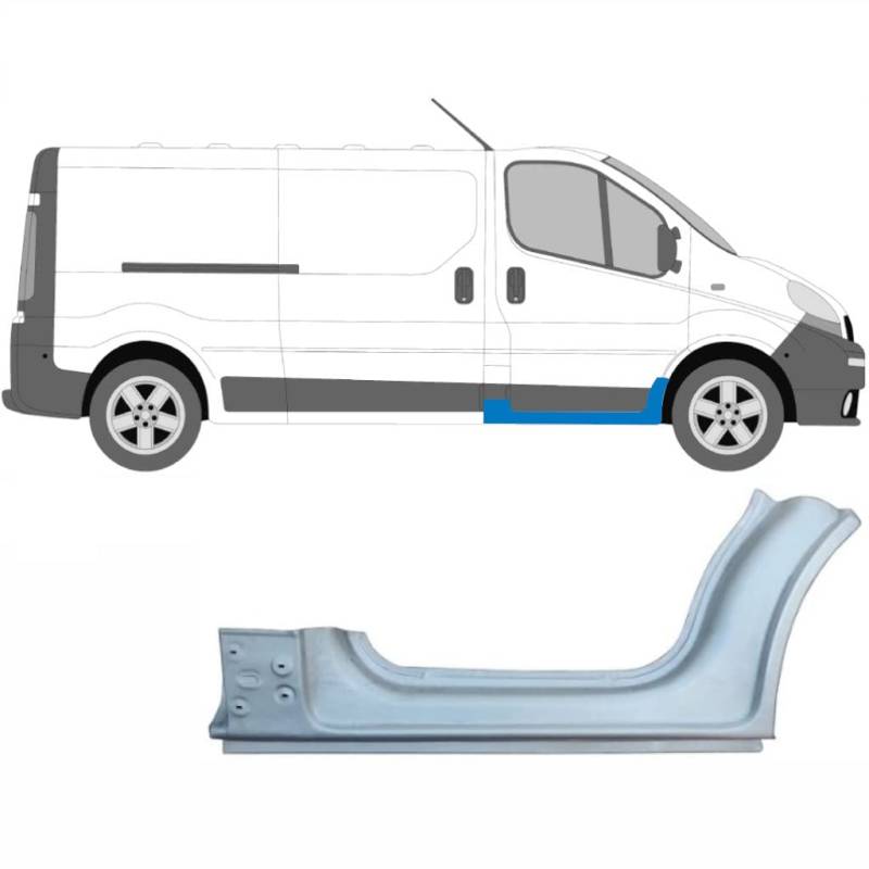 Für Opel Vivaro/R Trafic 2001-1/3 Schweller Reparaturblech/Rechts von Generic