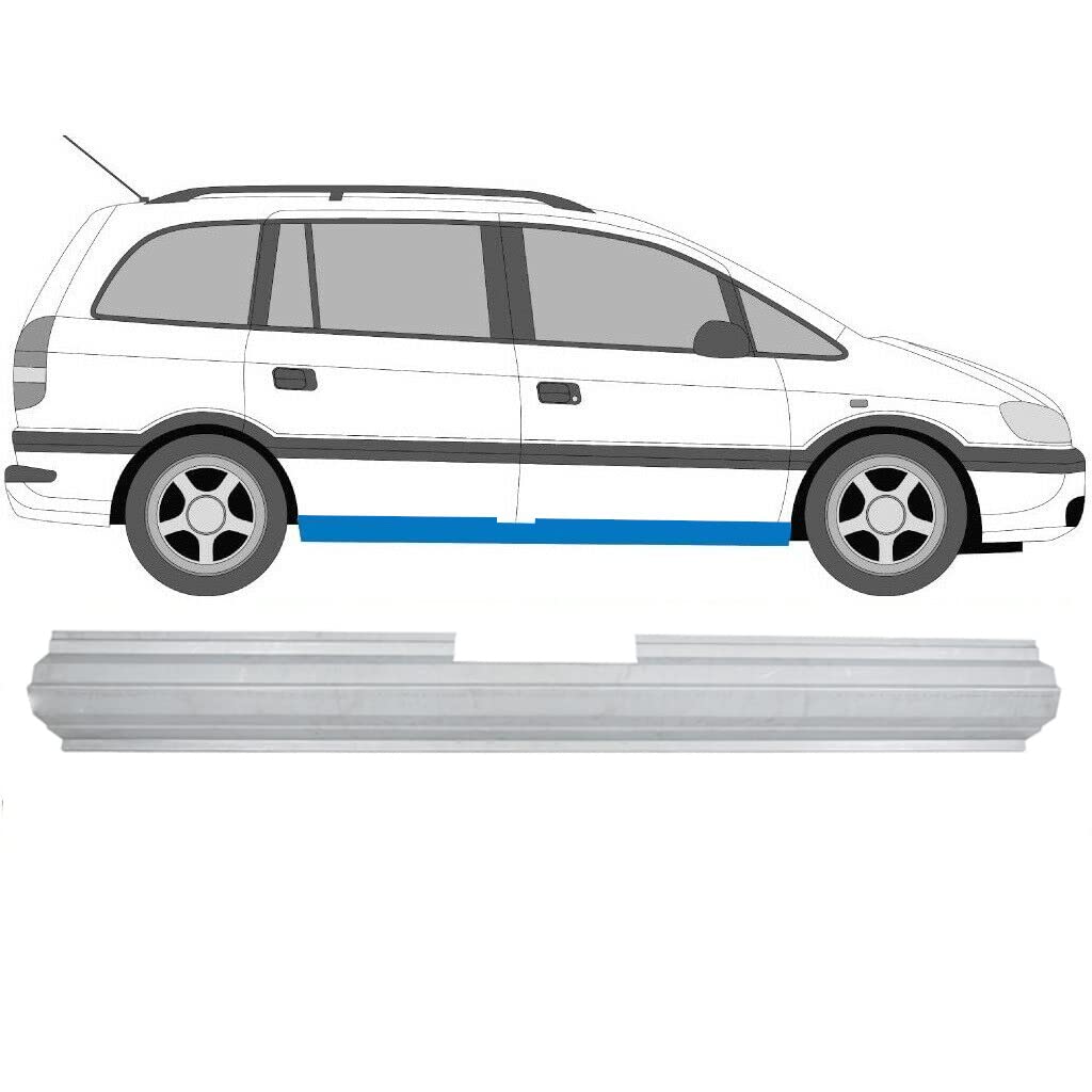 Für Opel Zafira 1999-2005 Schweller Reparaturblech/Rechts = Links von Generic