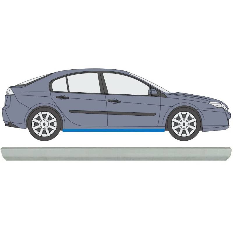 Für Renault Laguna Iii 2008-2015 Schweller Reparaturblech / Rechts = Links von Generic