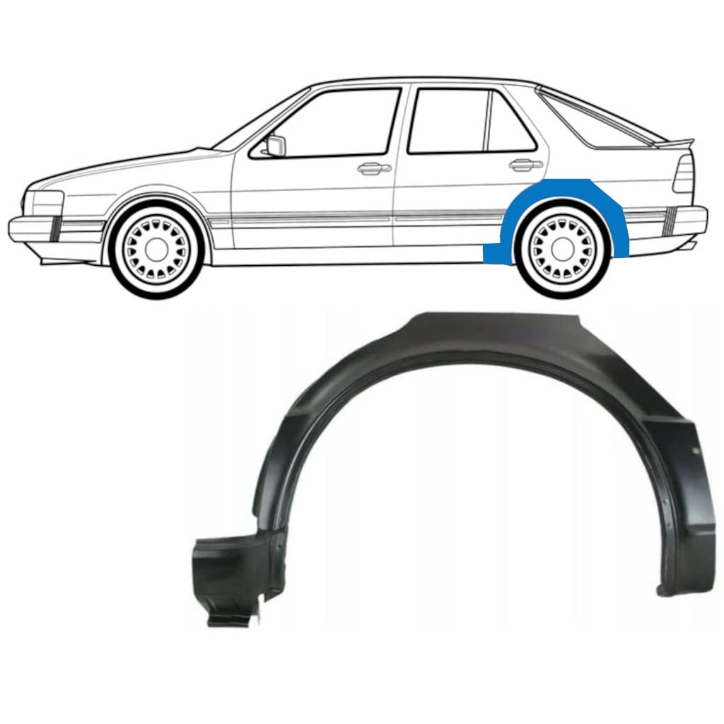 Für Saab 9000 1985-1998 Radlauf Reparaturblech/Links von Generic