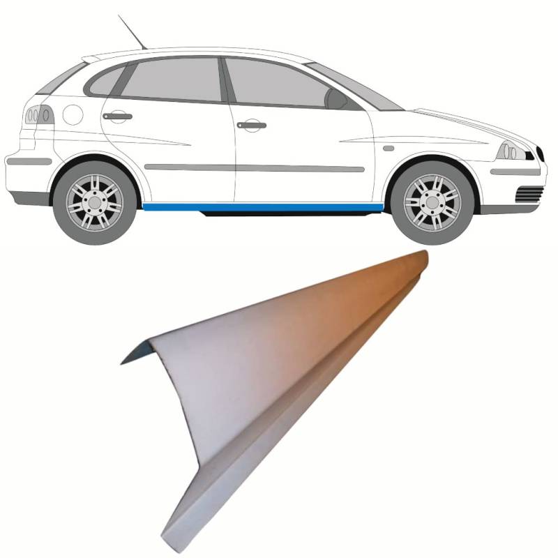 Für Seat Ibiza Cordoba 2002-2009 Schweller Reparaturblech/Rechts = Links von Generic