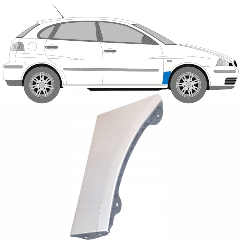 Für Seat Ibiza Cordoba 2002-2009 Vorne KotflÜgel Reparaturblech/Rechts von Generic