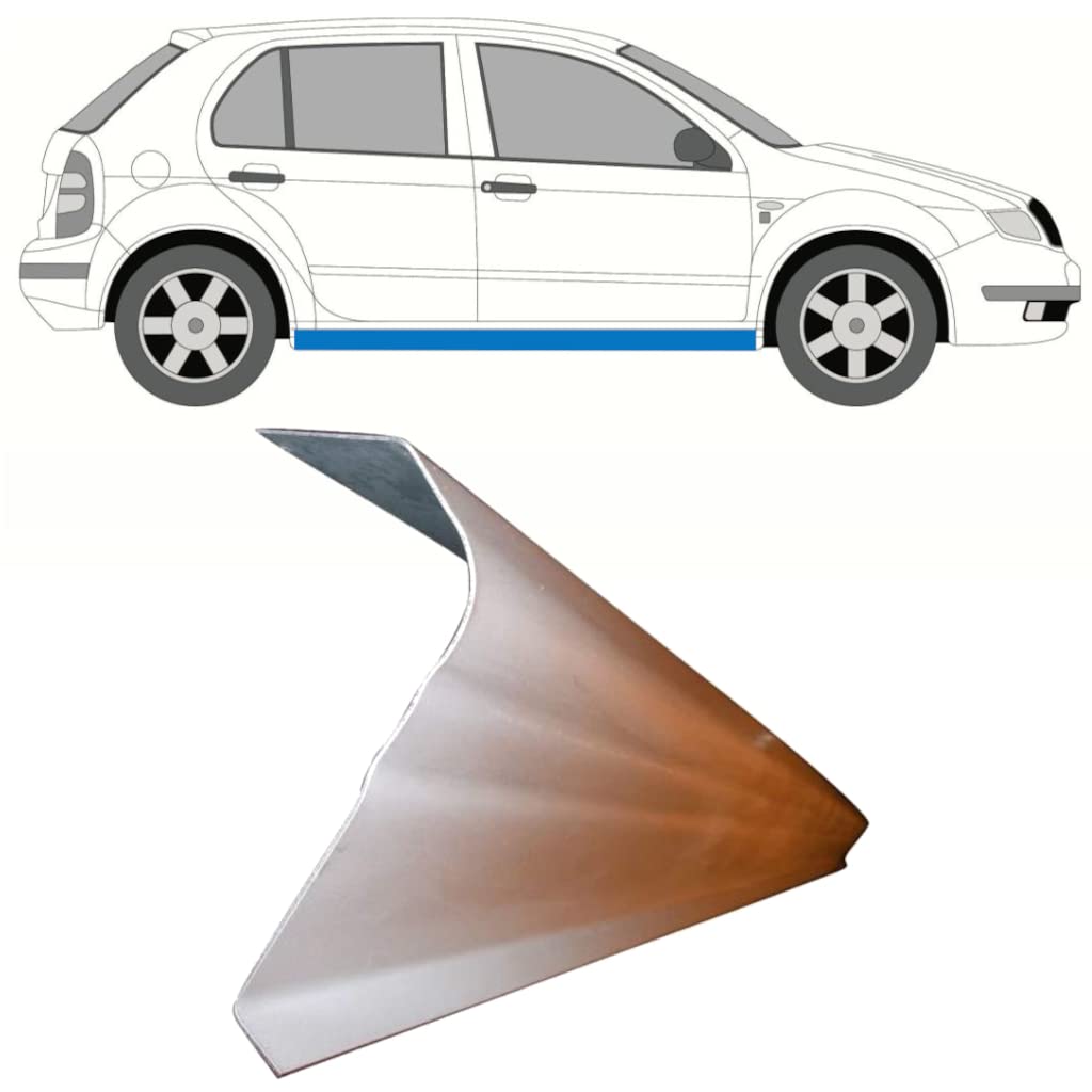 Polcar Für Skoda Fabia 1999-2007 Schweller Reparaturblech/Rechts = Links, Universelle Passform, Legierter Stahl, Unterteil von Generic