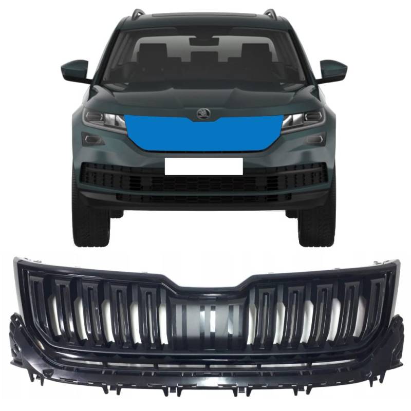 Für Skoda Kodiaq 2016- KÜhlergrill Black von Generic