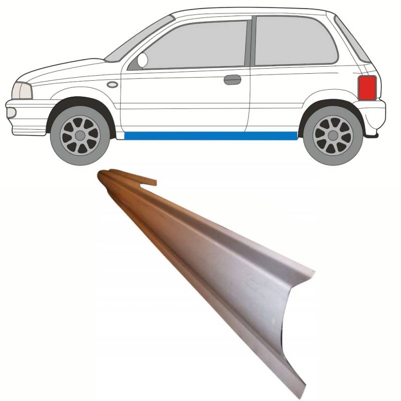 Für Suzuki Alto 1994-2002 Schweller Reparaturblech/Links von Generic