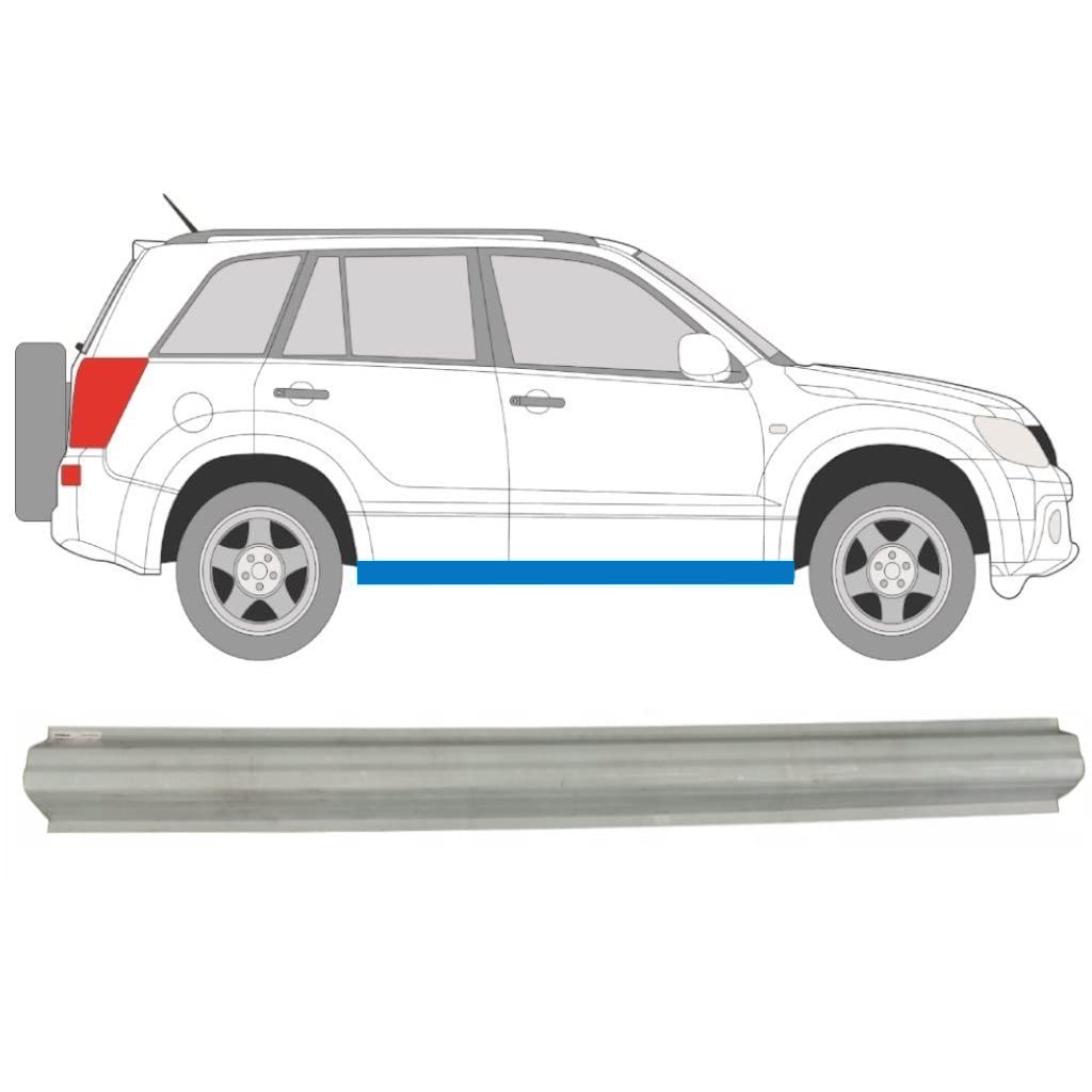 Für Suzuki Grand Vitara 2005-2012 Schweller Reparaturblech/Rechts = Links von Generic