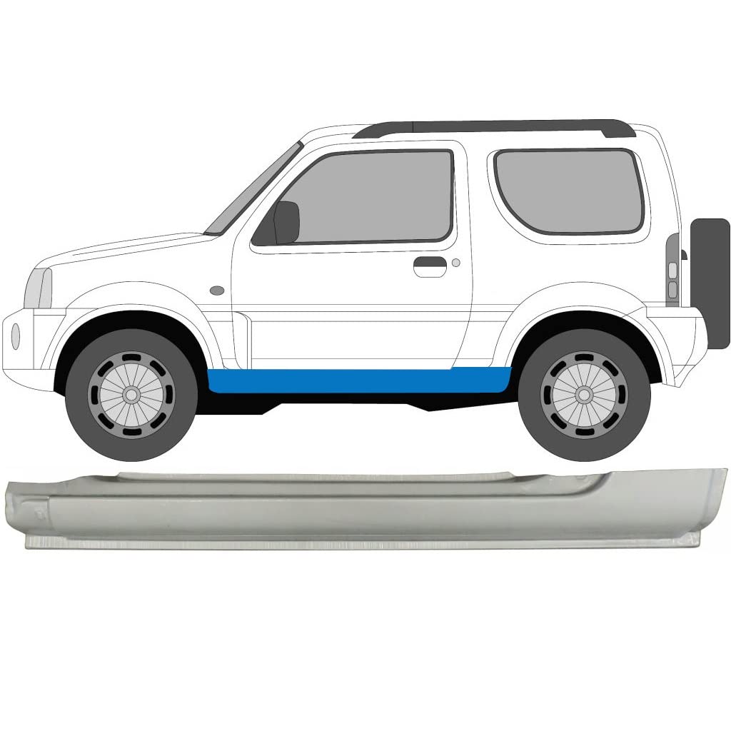 Polcar Für Suzuki Jimny 1998-2018 Voll Schweller Reparaturblech Links, Eisen, Universelle Passform von Generic