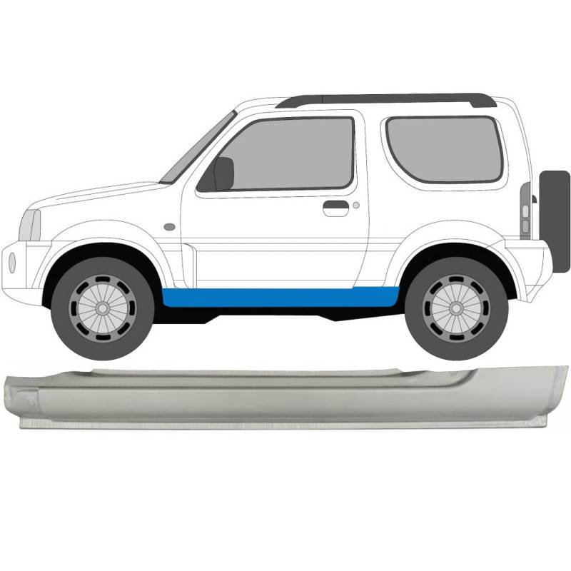 Für Suzuki Jimny 1998-2018 Voll Schweller Reparaturblech/Links von Generic