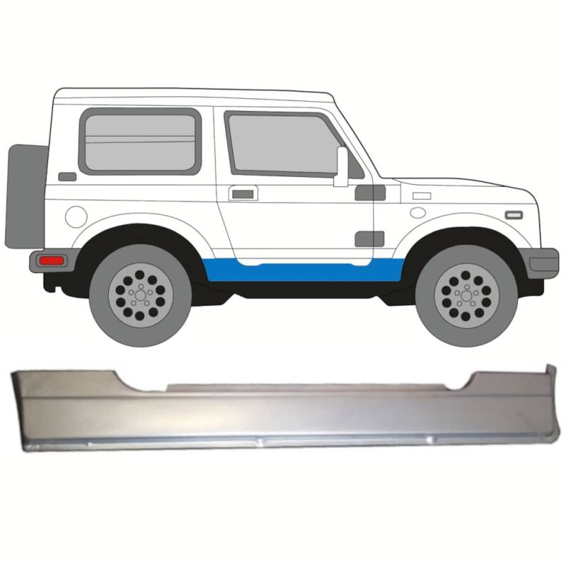 Polcar Für Suzuki Samurai 1981-1998 Reparaturblech, Rechts, Stahl, Hochqualität von Generic