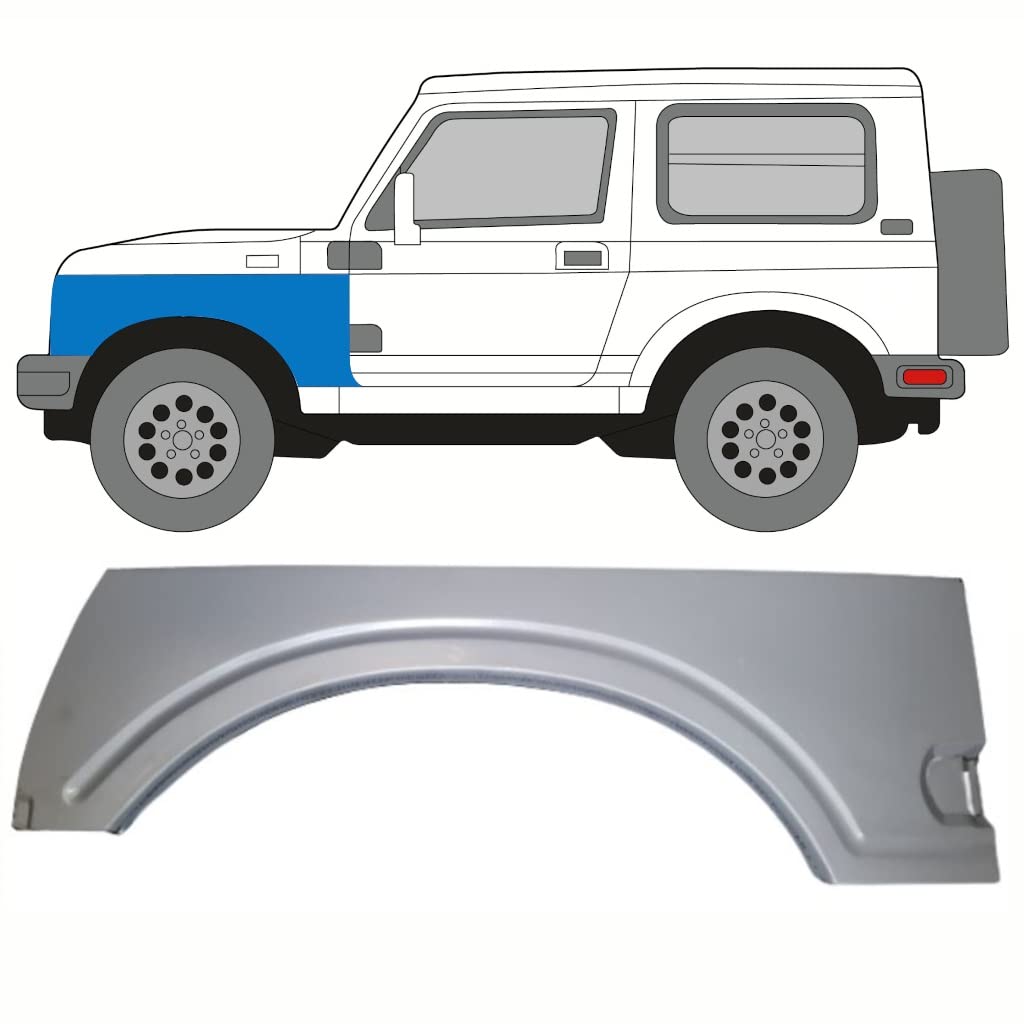 Für Suzuki Samurai 1988-2004 Vorne KotflÜgel Reparaturblech/Links von Generic