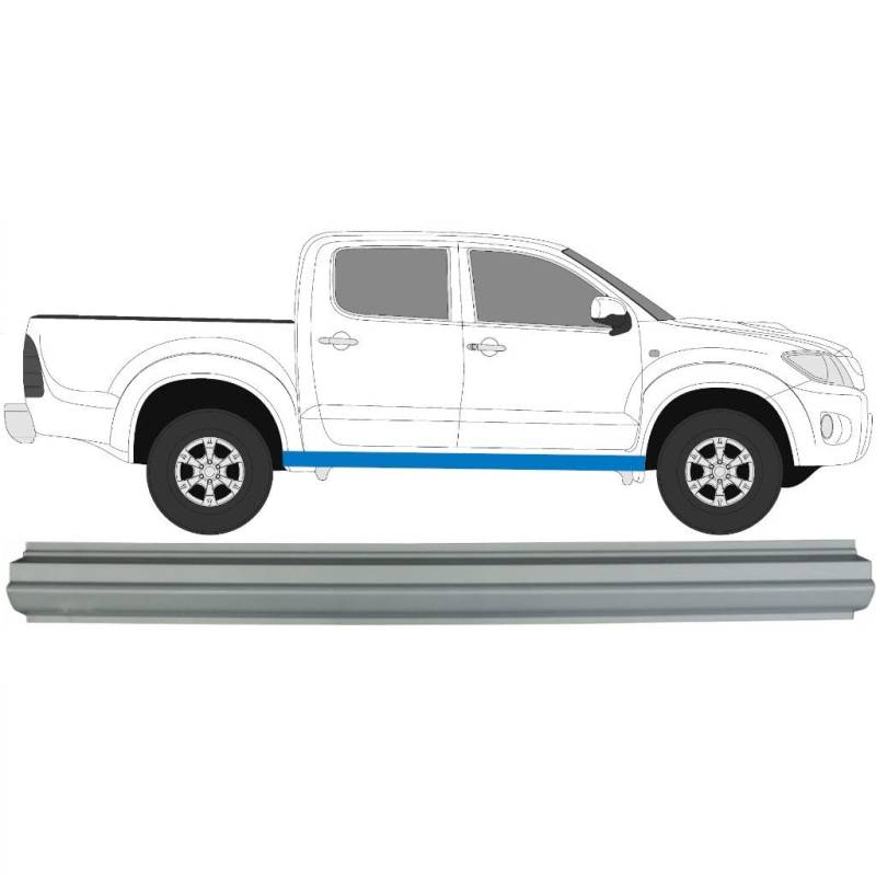 Für Toyota Hilux 2005-2015 Schweller Reparaturblech/Rechts = Links von Generic