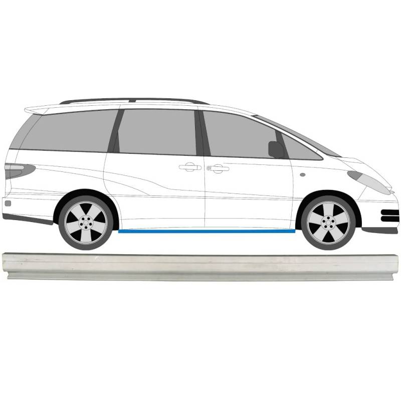 Für Toyota Previa 2000-2005 Schweller Reparaturblech / Rechts = Links von Generic