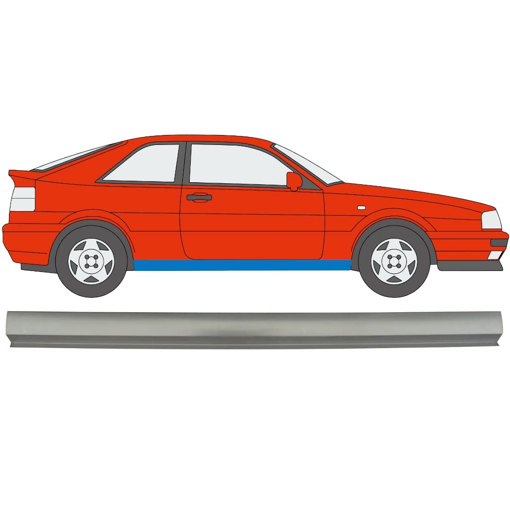 Für Vw Corrado 1987-1995 Schweller Reparaturblech/Rechts = Links von Generic