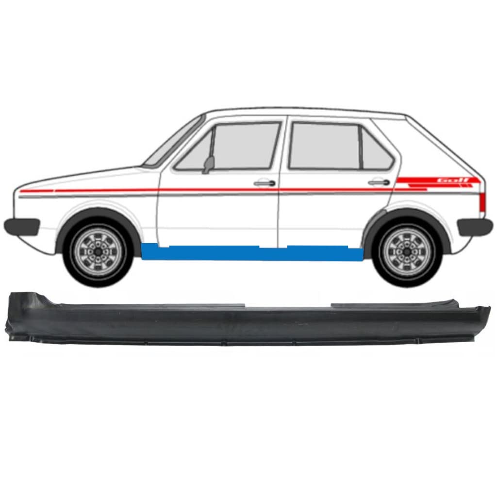 Für Vw Golf 1 1974-5 Tür Schweller Reparaturblech/Links von Generic