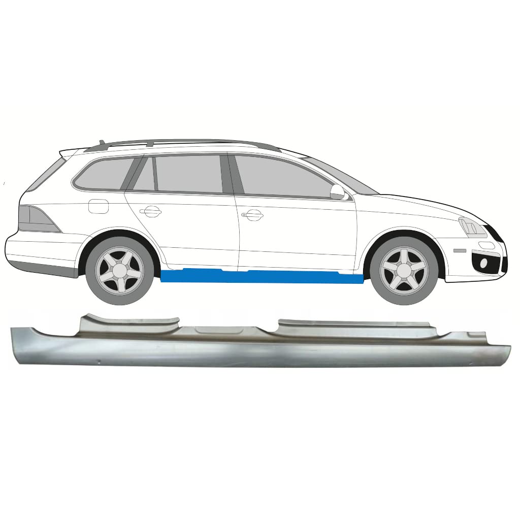 Für Vw Golf 5 Variant Vw Jetta 2005-2010 Schweller Reparaturblech/Rechts von Generic