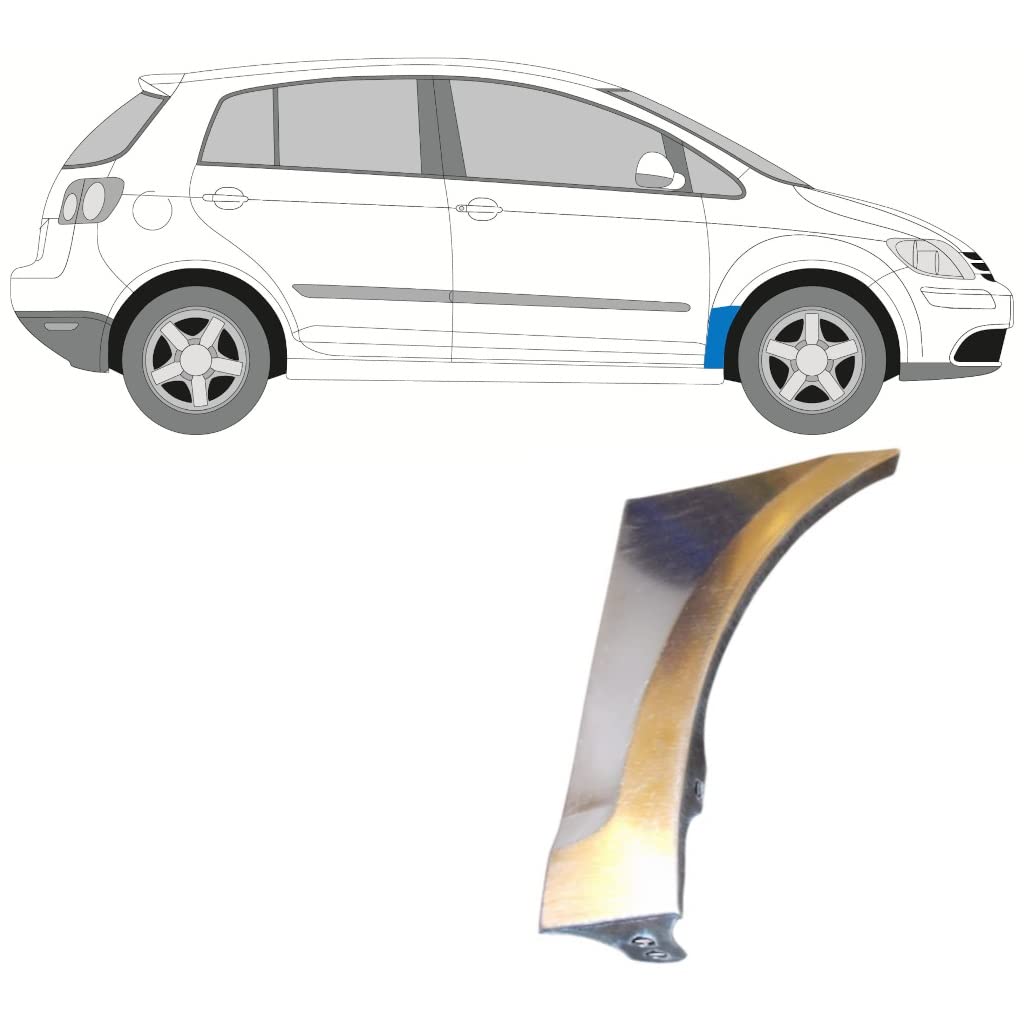 Für Vw Golf Plus 2005-2013 Vorne KotflÜgel Reparaturblech/Rechts von Generic