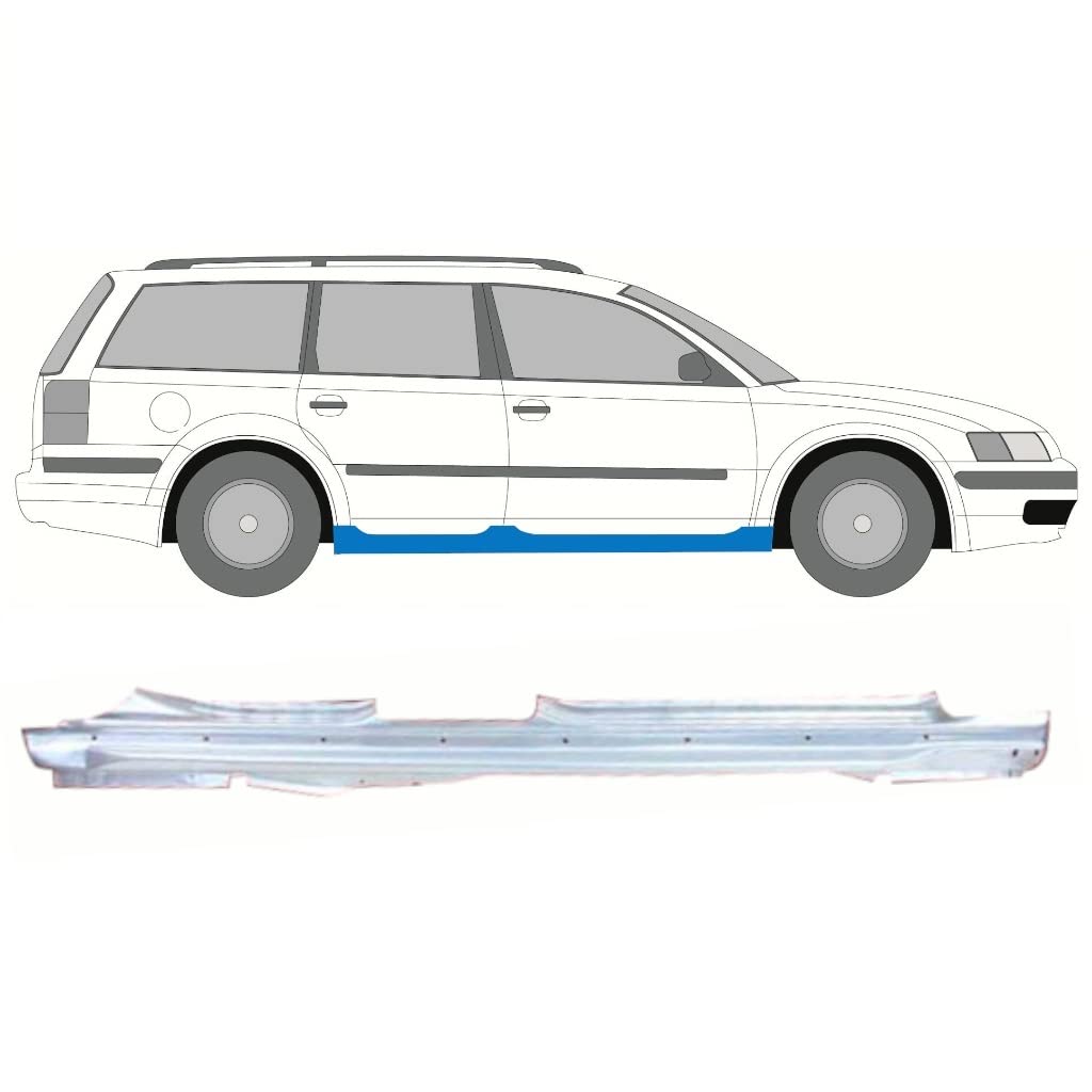 Für Vw Passat B5 1996-2005 Voll Schweller Reparaturblech / Rechts von Generic