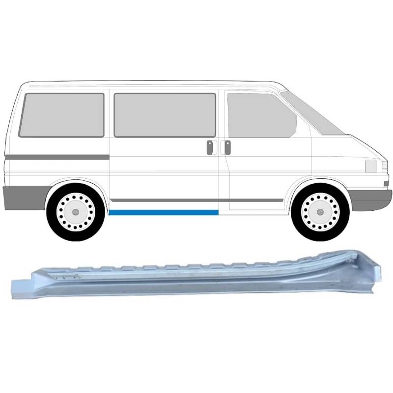 Für Vw T4 1990-2003 SchiebetÜr Schweller Reperaturblech/Rechts von Generic