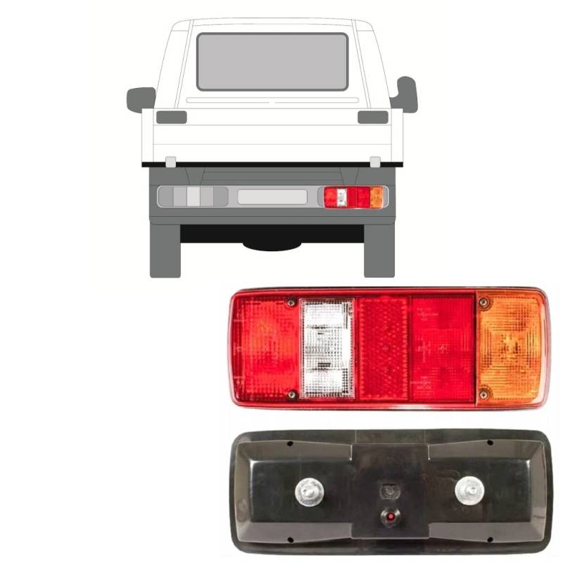 Für Vw T4 1990- Fahrgestell Container Hinten Heckleuchte Light/Rechts von Generic