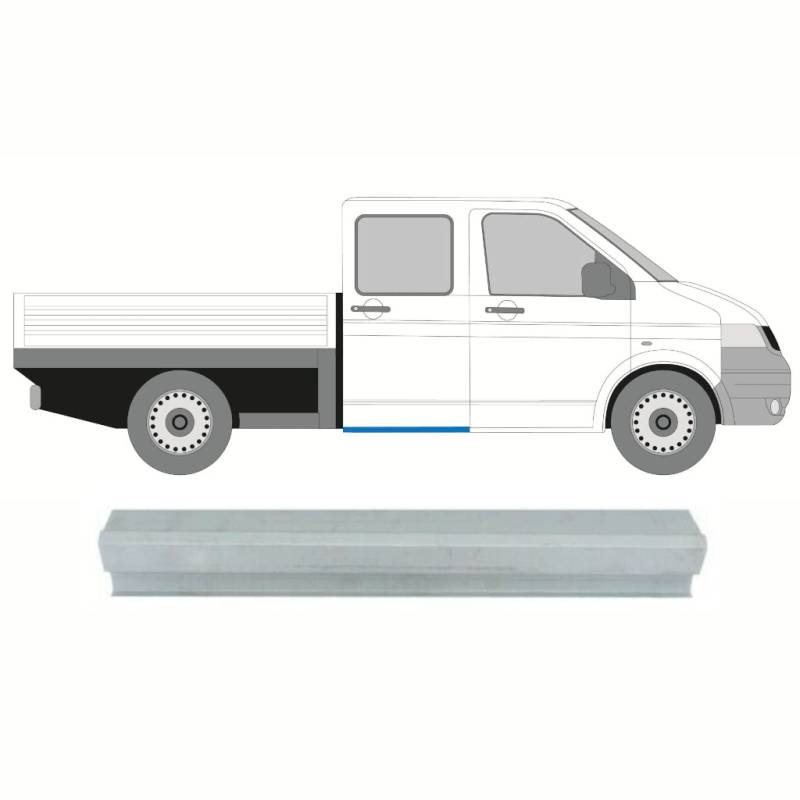 Für Vw T5 2003-2015 Hinten Schweller Reparaturblech/Rechts = Links von Generic