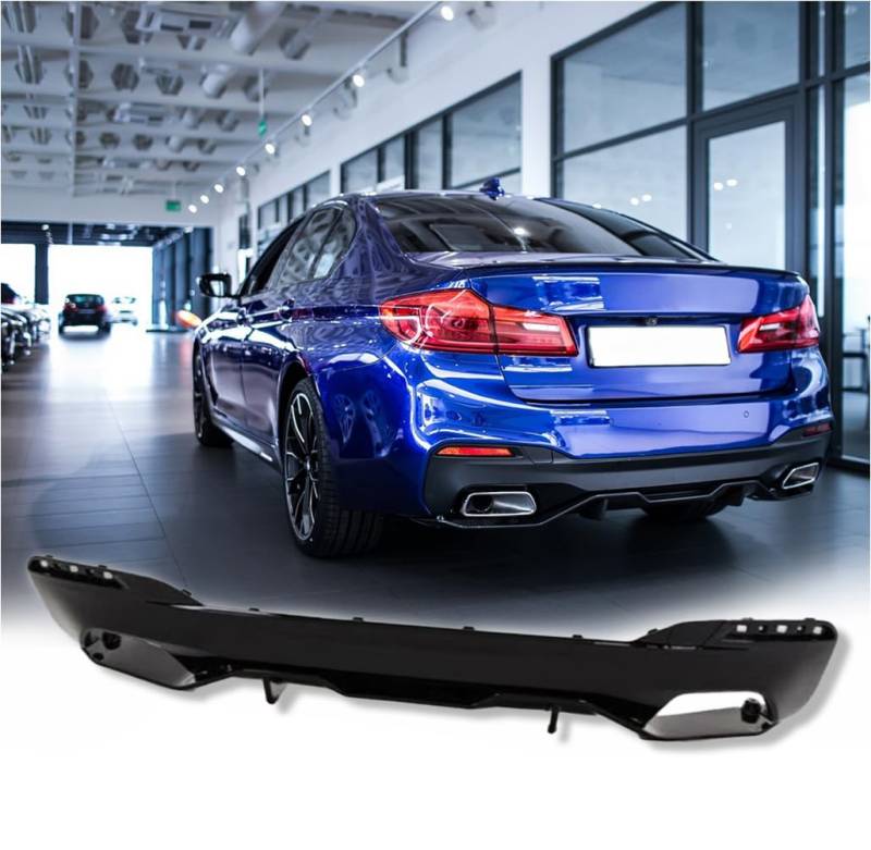 G30 G31 Performance Glänzend Schwarz Diffusor Für 530i 530d 540d 540i Modelle BMW 5er 2019 2020 2021 2022 2023 Tuning Heckstoßstange Spoiler von Generic