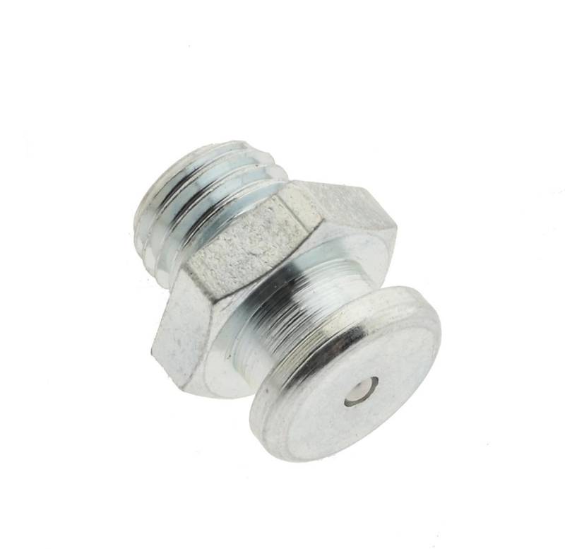 Generic 10 mm Flachschmiernippel, M 6, Stahl verzinkt für Fettpresse DIN 3404 von Generic