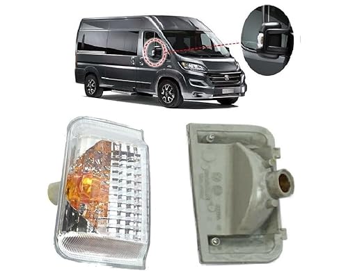 Generisches Blinkerglas für den rechten Außenspiegel für Fiat Ducato, Peugeot Boxer, Citroen Relay (ab 2006) 6325.H1, 6325H1 von Generic