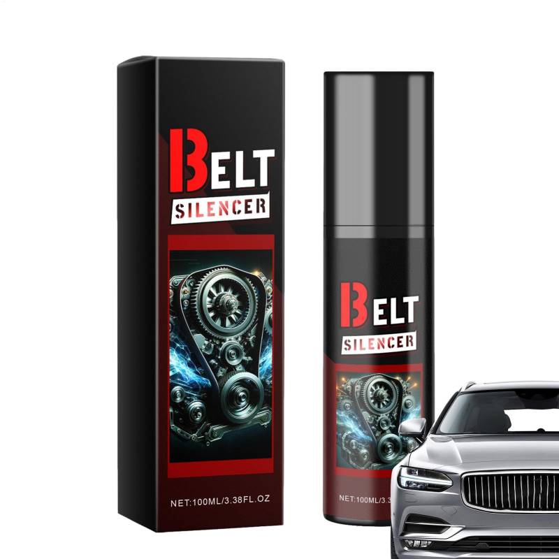 Gürtelbekämpfungspray Automotive - Auto -Gürtel -Dressing Spray | 100 Ml Verlängert Den Gürtel Lebensmotorgürtel-Schalldämpfer, Sprühverkleidungen, Lärmschmierung Schutz Reibung Reduzier Für Auto, Las von Generic