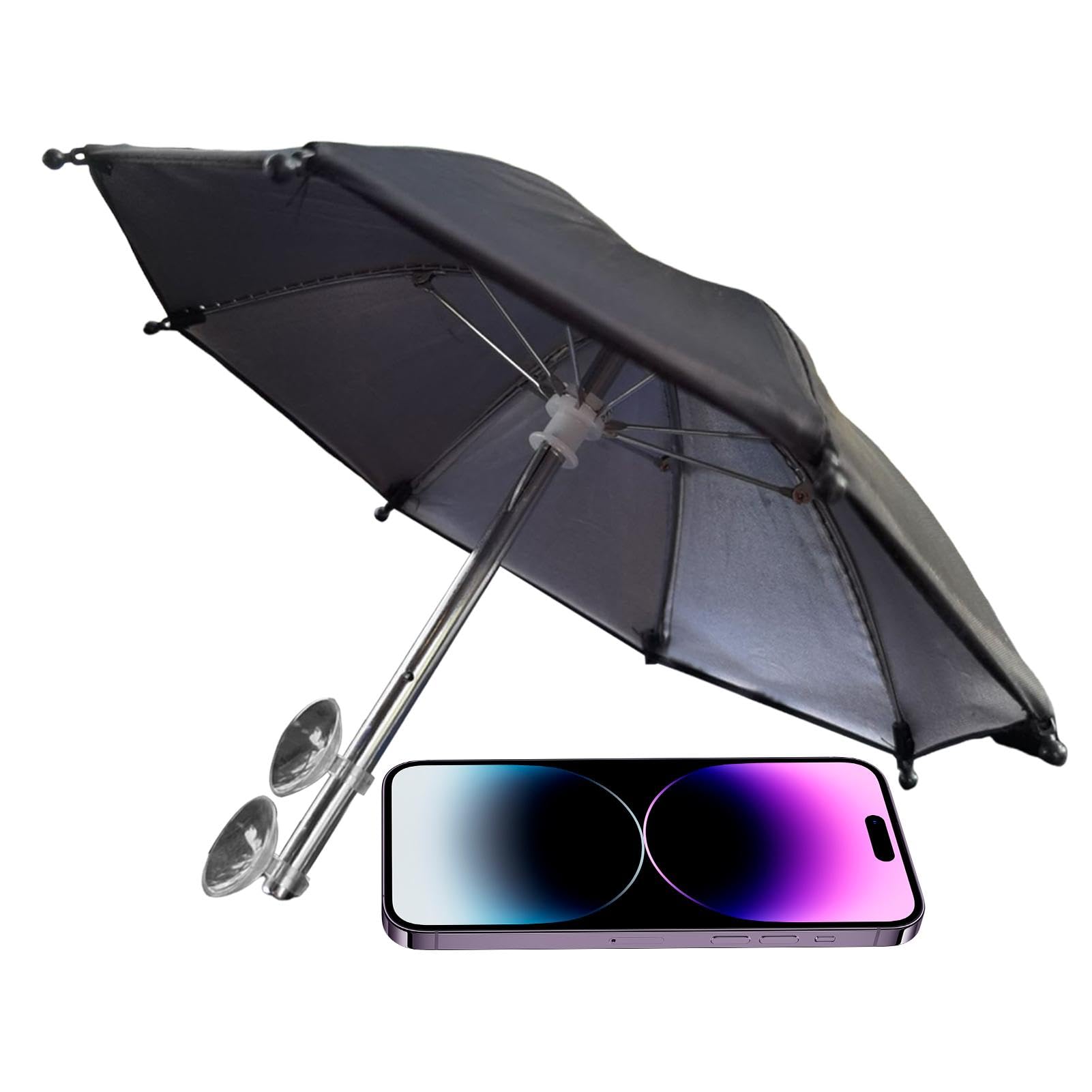 Handy-Regenschirm für Sonne, Handy-Regenschirm-Sonnenschutz | Auto-Navigations-Sonnenschutz für Telefon,Auto-Navigations-Sonnenblende, Mini-Handy-Sonnenschutz-Halter von Generic