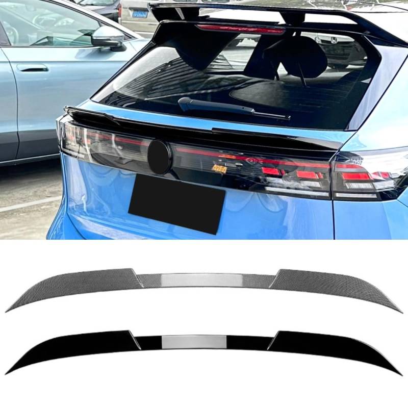 Heckspoiler Kompatibel mit VW Tiguan MK3 2024+ Body Kit Hecktrunk Wing Trunk Spoiler Trunk Wing Heckspoiler Zubehör (Glänzend Schwarz) von Generic