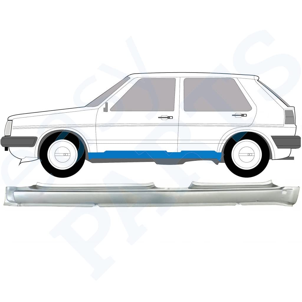 KLOKKERHOLM Einstiegblech 9521011 links für VW GOLF II (19E, 1G1) von Generic