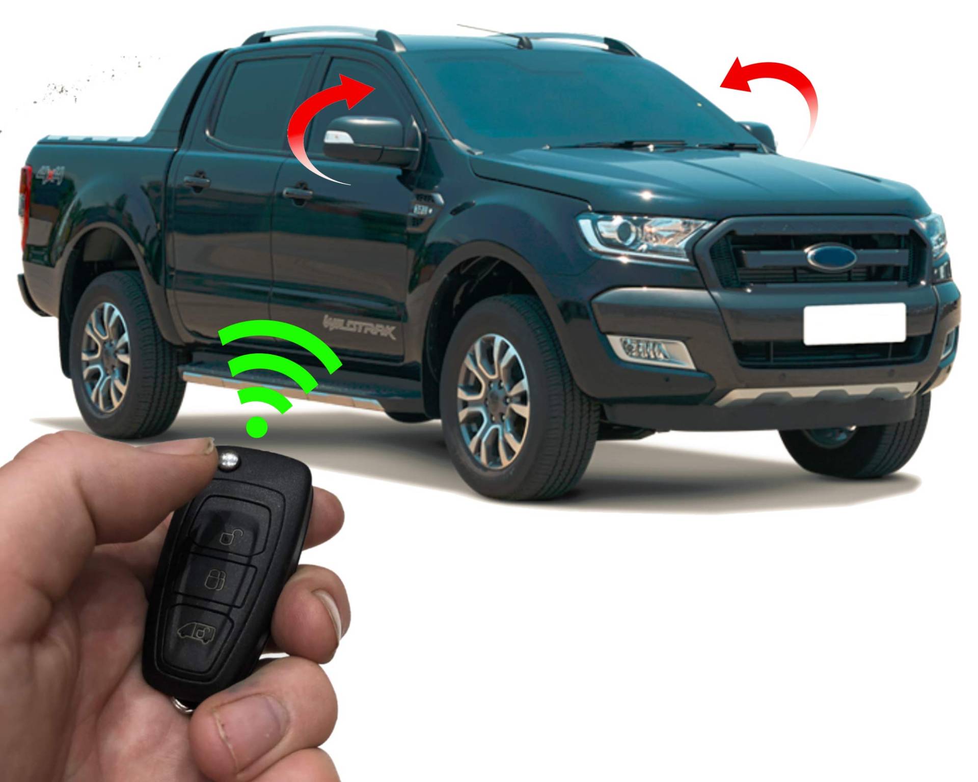 Klappmodul für Ford Ranger ab 2012, T6, T7, T8, alle Modelle von Generic