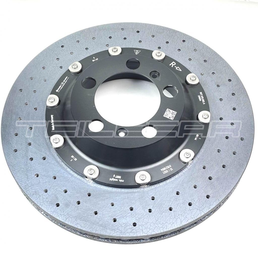 Kompatibel mit Porsche 992 GT3 982 GT4RS NEU Bremsscheibe Keramik/R/Rear Brake Disc Ceramic PCCB 9GT615602D / 9GT615602A / 9GT.615.602.A von Generic