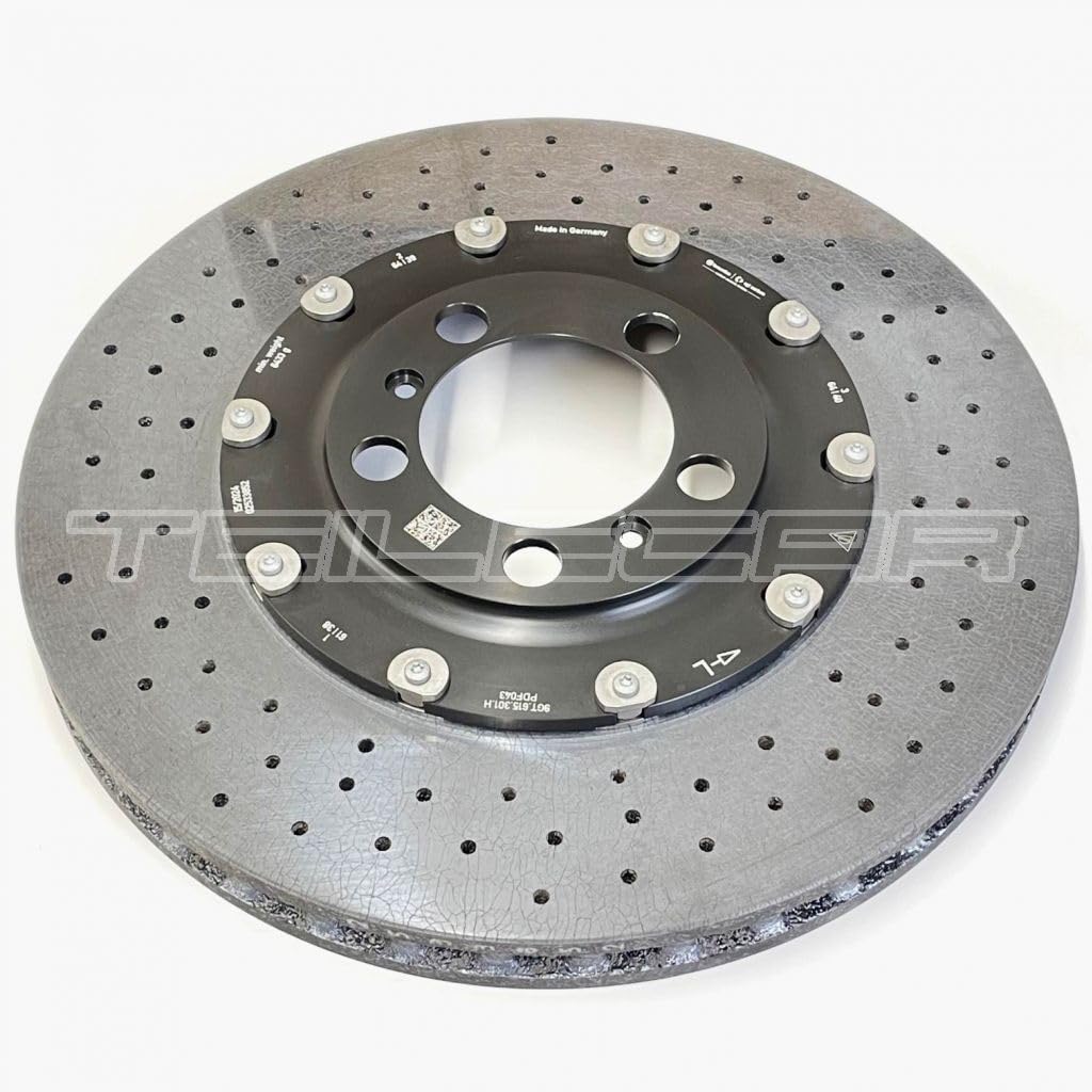 Kompatibel mit Porsche 992 GT3 RS 982 GT4 RS NEU Bremsscheibe Keramik/L/Front Brake Disc Ceramic PCCB 9GT615301H / 9GT615301A von Generic