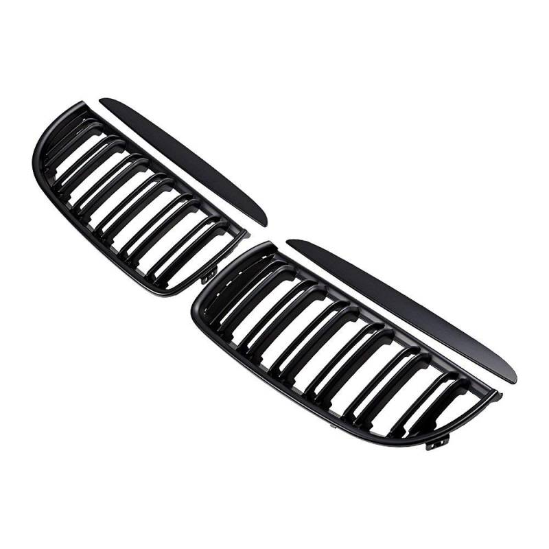 Kühlergrill, Doppelbrücke Front Nieren Grill Matt Schwarz E90 E91 323i 325xi 330i 328i 328xi 335i 335xi,05-08 von Generic