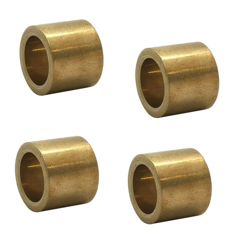 Lagerersatz 4 Stück 10 x 14 x 12 mm LKW-Automobil-Kupferlegierung 10 mm Stiftwelle Getriebe Gleitlagerbuchse Anlasser Bronzebuchse von Generic