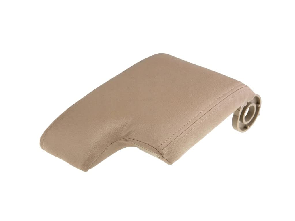 Leder-Armlehne, Mittelkonsole, Armlehne, Deckel für BMW 3 E46 FFF, Beige von Generic