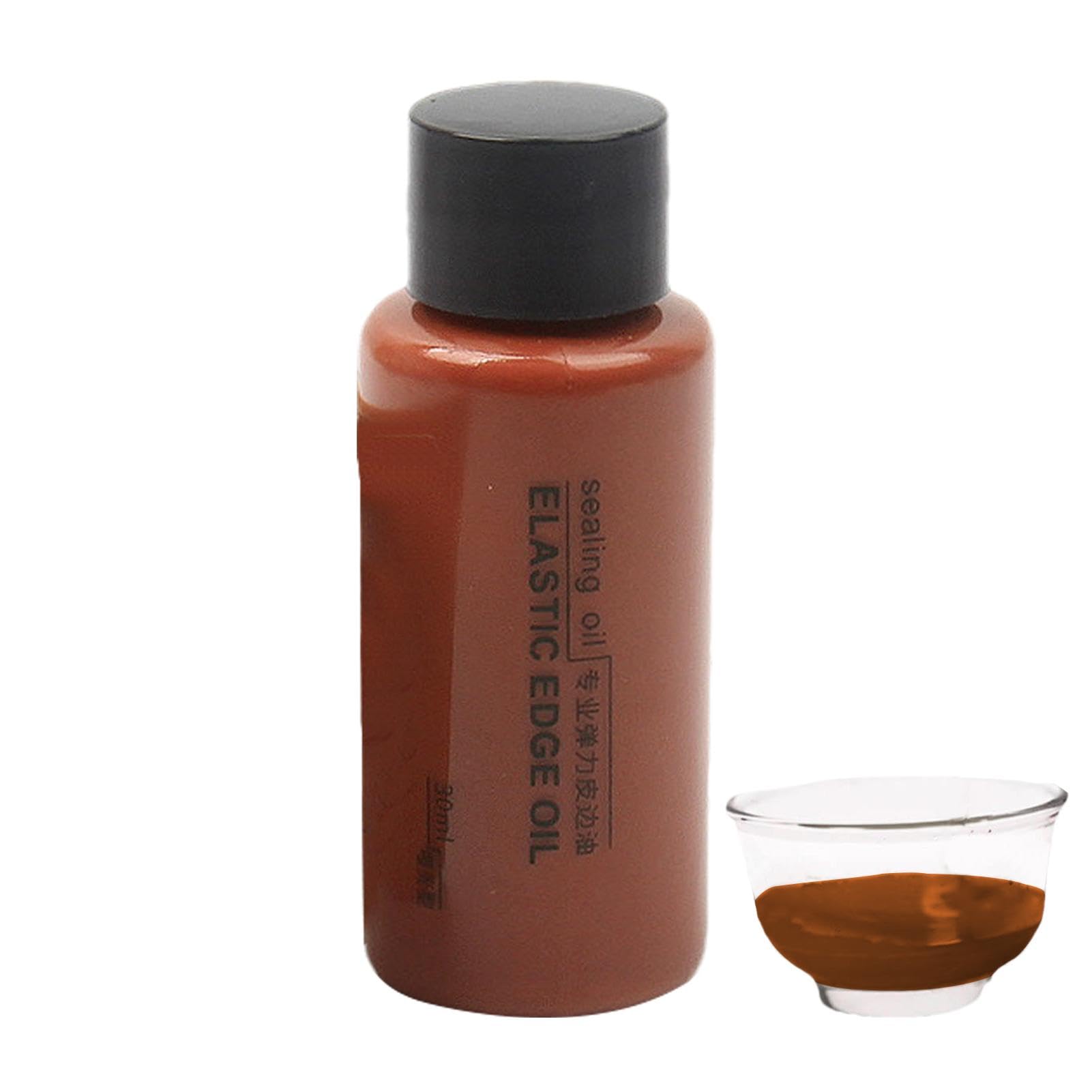 Leder-Reparaturöl – 30 Ml Leder-Neufärbungs-Conditioner, Manuelles Kantenanstrich-Finish | Farbauffrischendes Und Schützendes Dressing, Schnelles Lederlösungsöl Für Gürtel, Sättel, Schuhe Und Lederwar von Generic