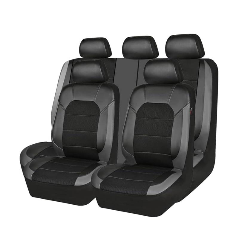 Leder-Sitzbezüge-Set, wasserdicht und atmungsaktiv, vollständiges Set, Schutz für Toyota Rav4 (2005–2024), verbesserter Komfort und Haltbarkeit, einfach zu installieren, universelle Passform von Generic