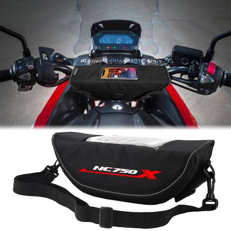 Lenkertasche für NC750X NC700X NC750 NC700 NC 750 700 X Motorrad Lenkrad Navigationstasche staubdicht und wasserdicht (alle Modelle) von Generic