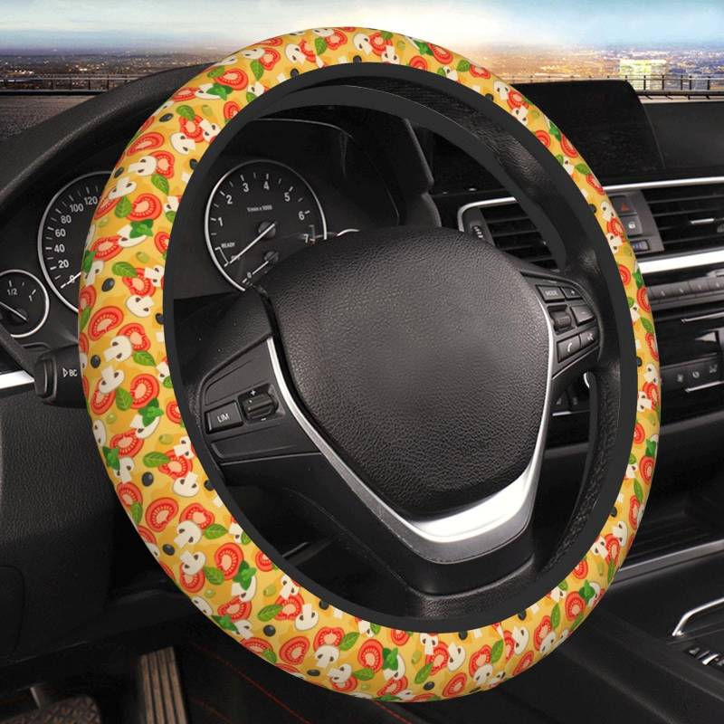 Lenkradbezug Pilz Auto Lenkrad Schutzhülle Verschleißfest Steering Wheel Cover Auto Atmungsaktive Lenkrad Überzug Für Männer Fahrzeug Limousine von Generic