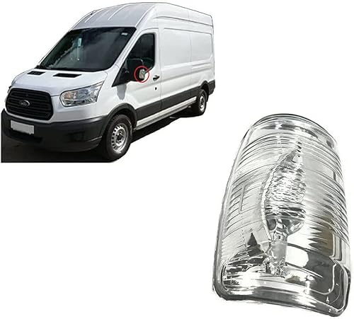 Linke Seite, britische Beifahrerseite, Außenspiegel-Blinkerleuchte für Ford Transit MK8 (2013–2018) 1847387, BK3113B381AB von Generic