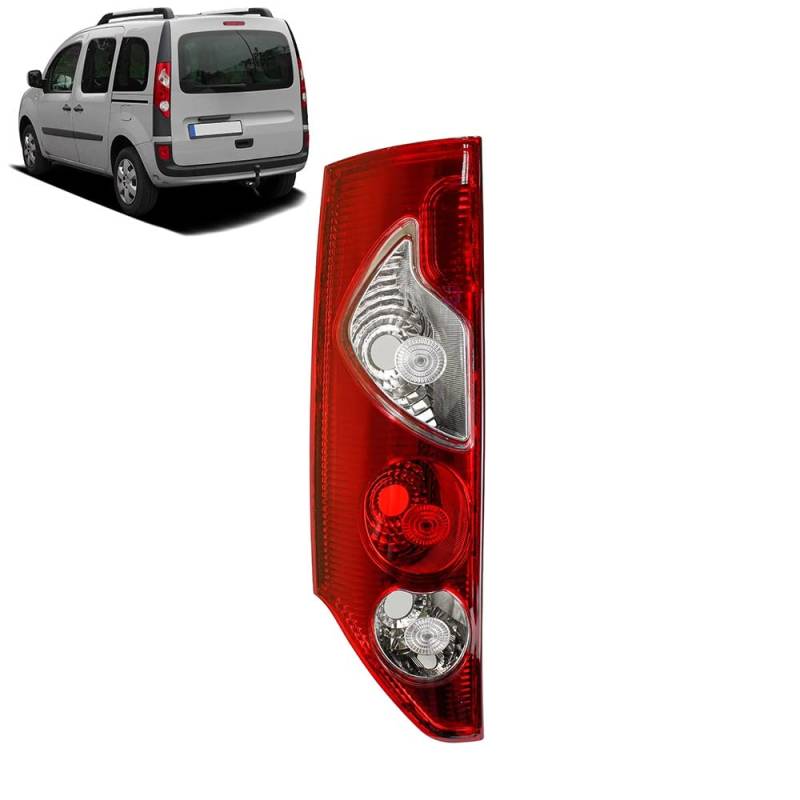 Links Rückleuchte Für Kangoo NV250 Heckleuchte Rücklicht ab 2008-2012 vertikale Tür 8200419945 / 8200419941 von Generic