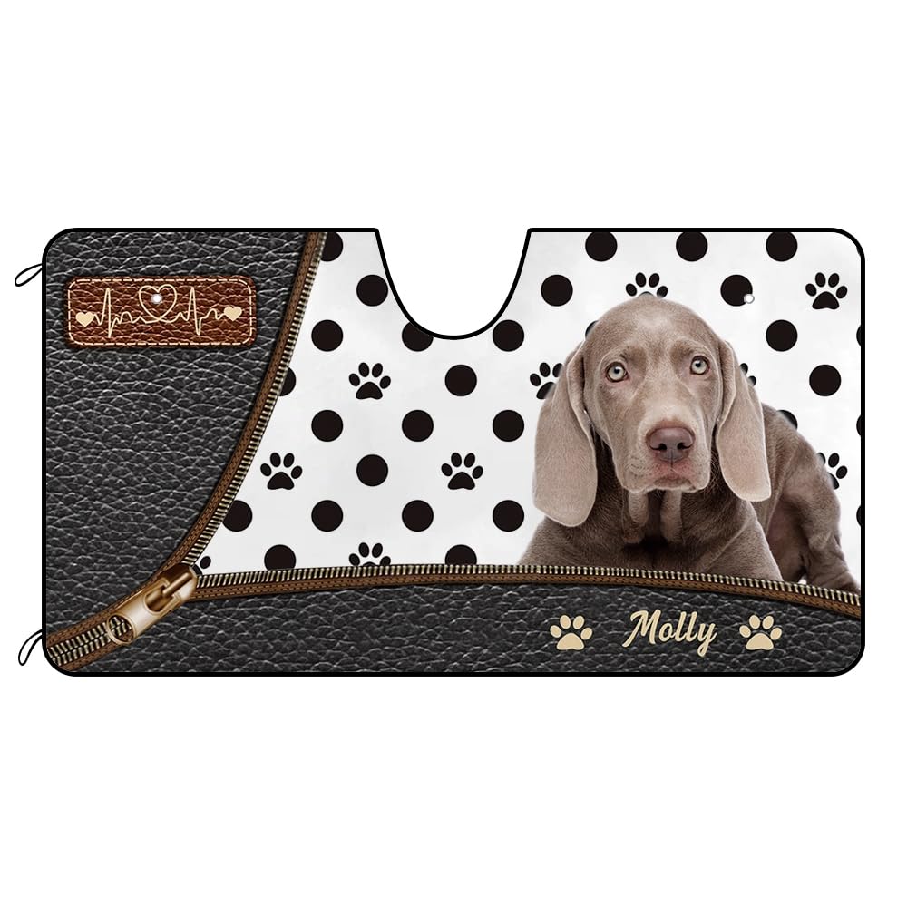 Lustiger Hund - Weimaraner Sonnenschutz Auto Frontscheibe Wasserbeständig Auto Windschutzscheibe Sonnenblende Faltbar Auto Windschutzscheibe Sonnenschutz Universal Für SUV Lastwagen M Lustiger Hund - Weimaraner Sonnenschutz Auto Frontscheibe Wasserbeständig Auto Windschutzscheibe Sonnenblende Faltbar Auto Windschutzscheibe Sonnenschutz Universal Für SUV Lastwagen M von Generic