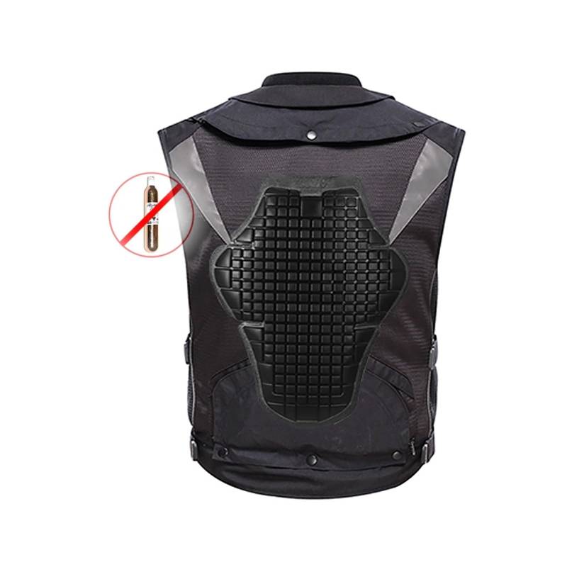 Männer/Frauen-Motorrad-Airbag-Weste Motocross Air-Bag Riding Mantel Verstellbare Größe 30 Kg Stromauslöser -Airbags Geeignet Für Die Gesamte Saison -Reitausrüstung(Large) von Generic