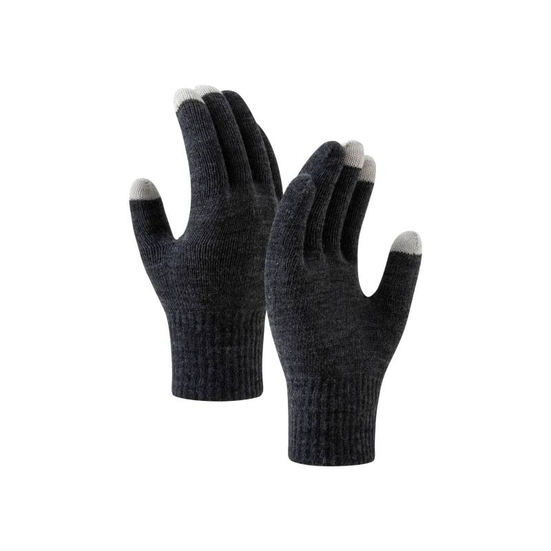 Modische gestrickte Wollhandschuhe für Herren und Damen zum Radfahren und Skifahren, Fitness, warm Kostüm Damen Elegant (Dark Gray, One Size) von Generic